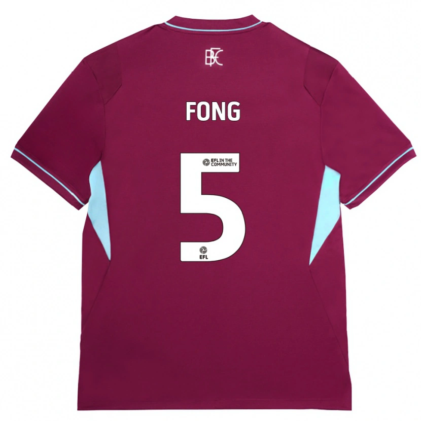 Danxen Damen Luca Fong #5 Burgund Grün Heimtrikot Trikot 2026/27 T-Shirt Österreich