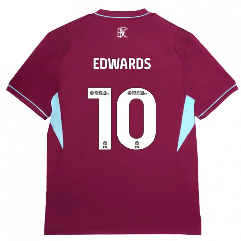 Danxen Damen Marcus Edwards #10 Burgund Grün Heimtrikot Trikot 2026/27 T-Shirt Österreich