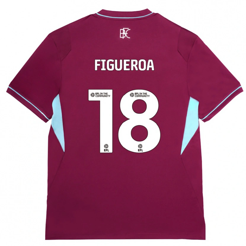Danxen Damen Keyvan Figueroa #18 Burgund Grün Heimtrikot Trikot 2026/27 T-Shirt Österreich