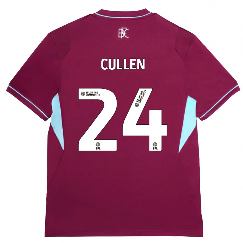 Danxen Damen Josh Cullen #24 Burgund Grün Heimtrikot Trikot 2026/27 T-Shirt Österreich