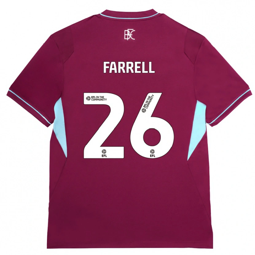 Danxen Damen Lucy Farrell #26 Burgund Grün Heimtrikot Trikot 2026/27 T-Shirt Österreich
