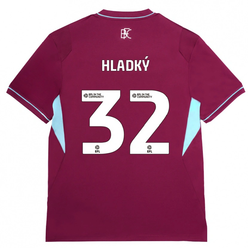 Danxen Damen Vaclav Hladky #32 Burgund Grün Heimtrikot Trikot 2026/27 T-Shirt Österreich