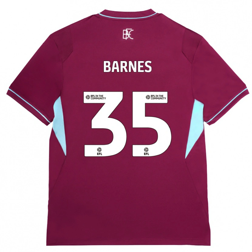 Danxen Damen Ashley Barnes #35 Burgund Grün Heimtrikot Trikot 2026/27 T-Shirt Österreich