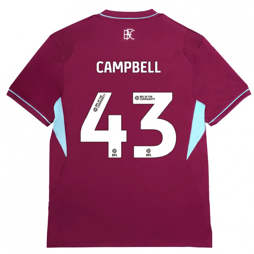 Danxen Damen Murray Campbell #43 Burgund Grün Heimtrikot Trikot 2026/27 T-Shirt Österreich