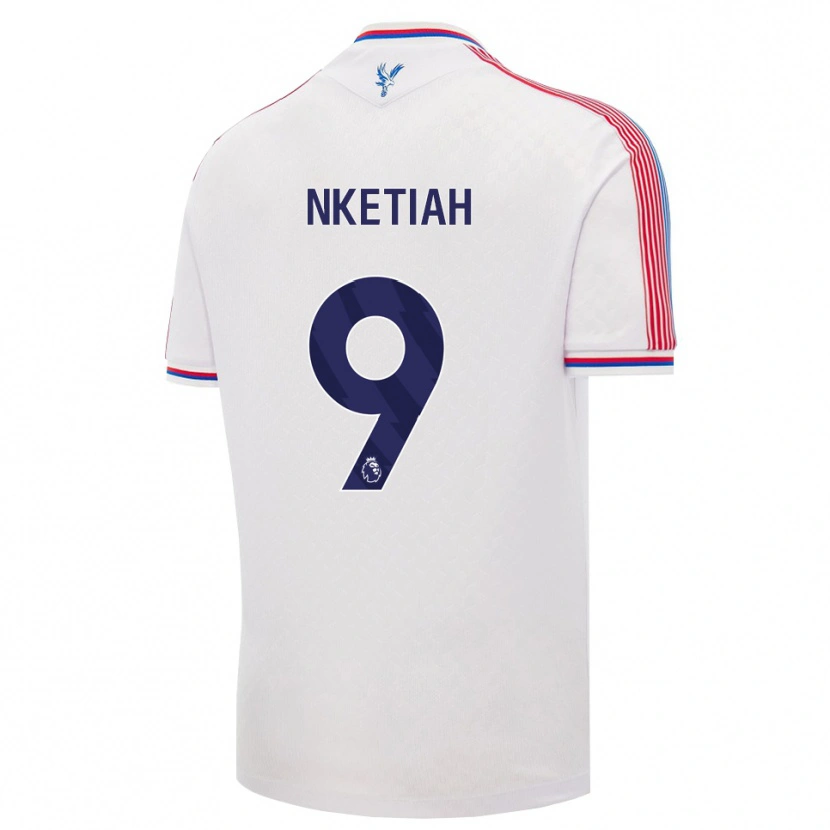 Danxen Damen Eddie Nketiah #9 Weiß Rot Blau Heimtrikot Trikot 2026/27 T-Shirt Österreich