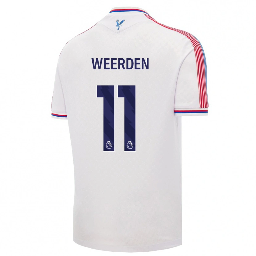 Danxen Damen Ashleigh Weerden #11 Weiß Rot Blau Heimtrikot Trikot 2026/27 T-Shirt Österreich