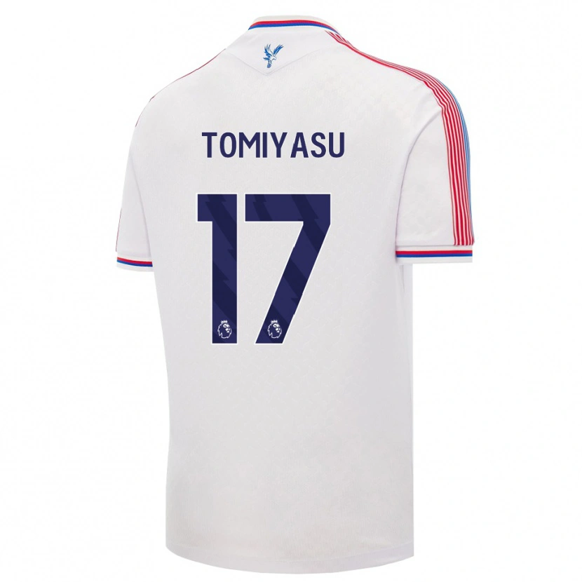 Danxen Damen Takehiro Tomiyasu #17 Weiß Rot Blau Heimtrikot Trikot 2026/27 T-Shirt Österreich