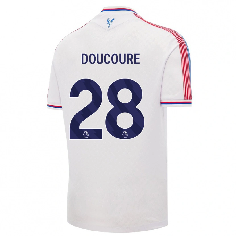 Danxen Damen Cheick Doucouré #28 Weiß Rot Blau Heimtrikot Trikot 2026/27 T-Shirt Österreich