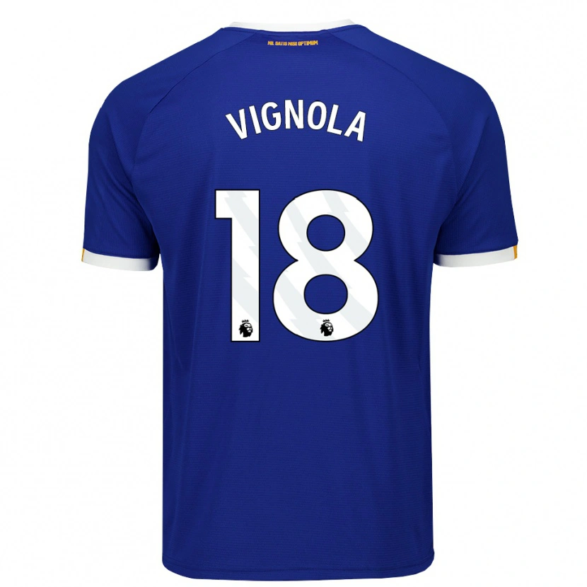 Danxen Damen Ornella Vignola #18 Blau Weiß Gelb Heimtrikot Trikot 2026/27 T-Shirt Österreich