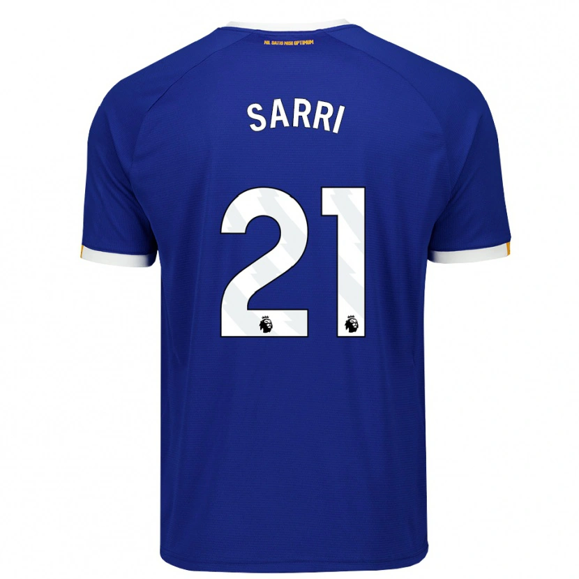 Danxen Damen Veatriki Sarri #21 Blau Weiß Gelb Heimtrikot Trikot 2026/27 T-Shirt Österreich
