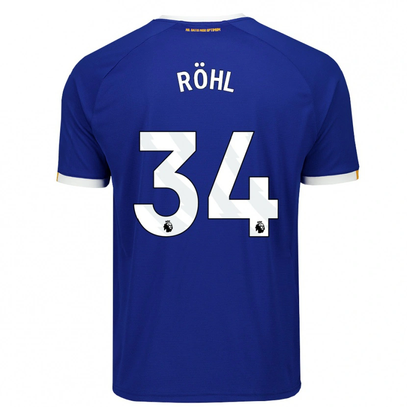 Danxen Damen Merlin Röhl #34 Blau Weiß Gelb Heimtrikot Trikot 2026/27 T-Shirt Österreich