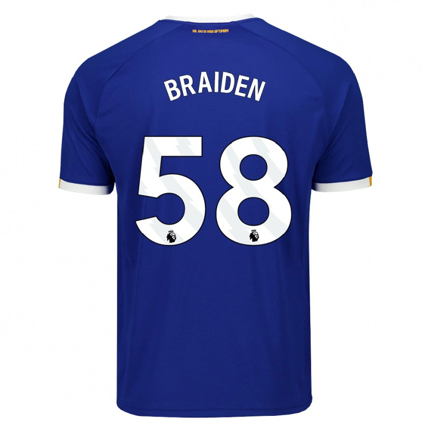 Danxen Damen Braiden Graham #58 Blau Weiß Gelb Heimtrikot Trikot 2026/27 T-Shirt Österreich