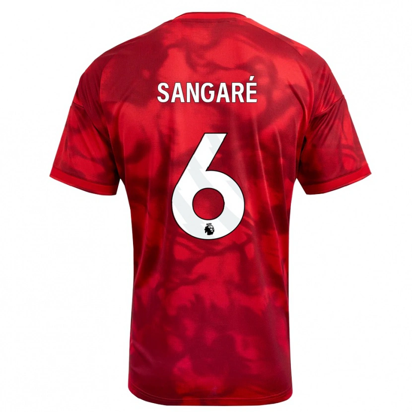 Danxen Damen Ibrahim Sangaré #6 Karmesin Weiß Heimtrikot Trikot 2026/27 T-Shirt Österreich