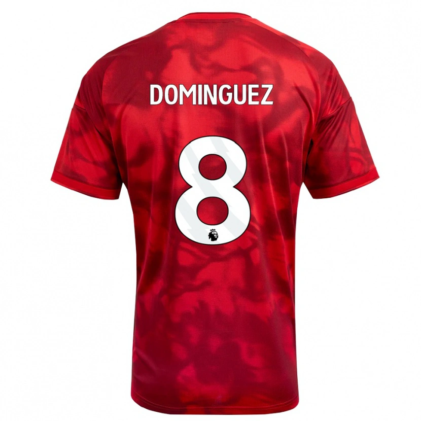 Danxen Damen Nicolás Domínguez #8 Karmesin Weiß Heimtrikot Trikot 2026/27 T-Shirt Österreich