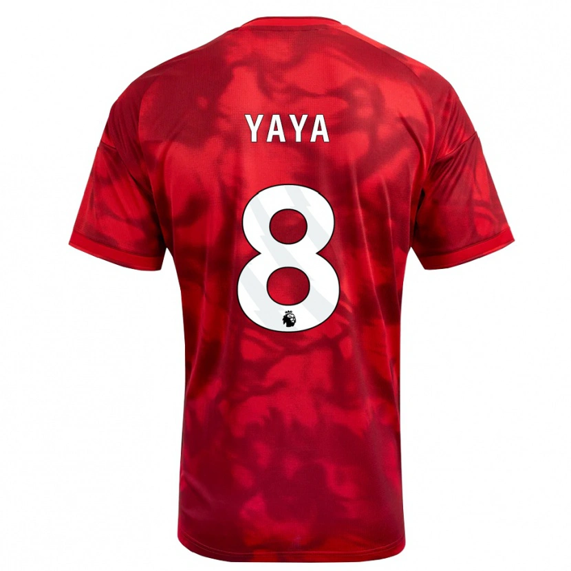 Danxen Damen Cherif Yaya #8 Karmesin Weiß Heimtrikot Trikot 2026/27 T-Shirt Österreich