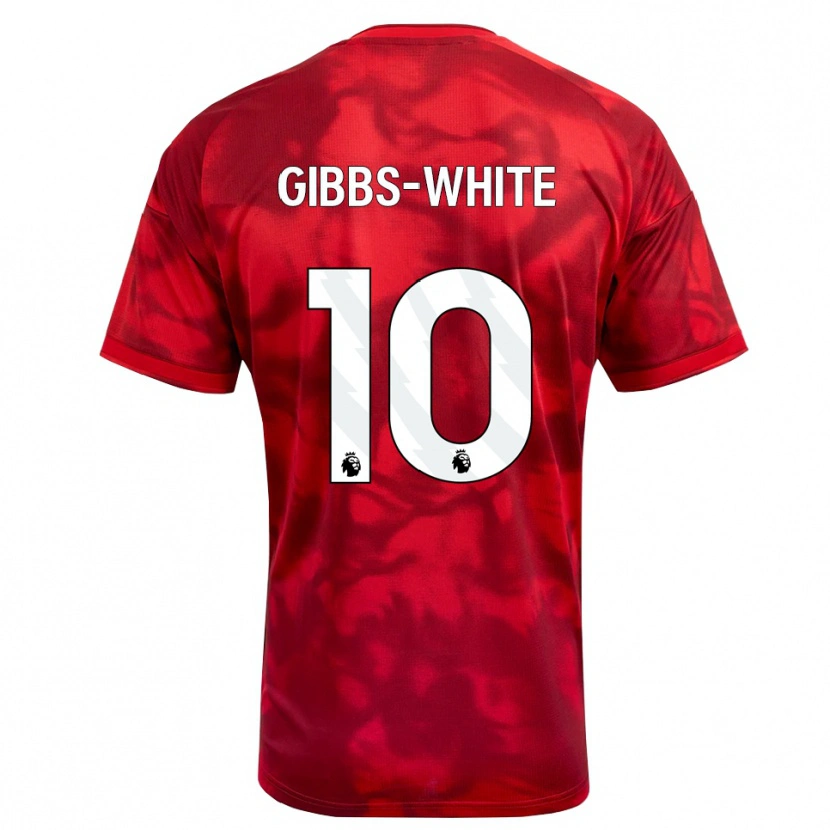 Danxen Damen Morgan Gibbs-White #10 Karmesin Weiß Heimtrikot Trikot 2026/27 T-Shirt Österreich