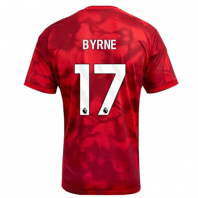 Danxen Damen Shayne Byrne #17 Karmesin Weiß Heimtrikot Trikot 2026/27 T-Shirt Österreich