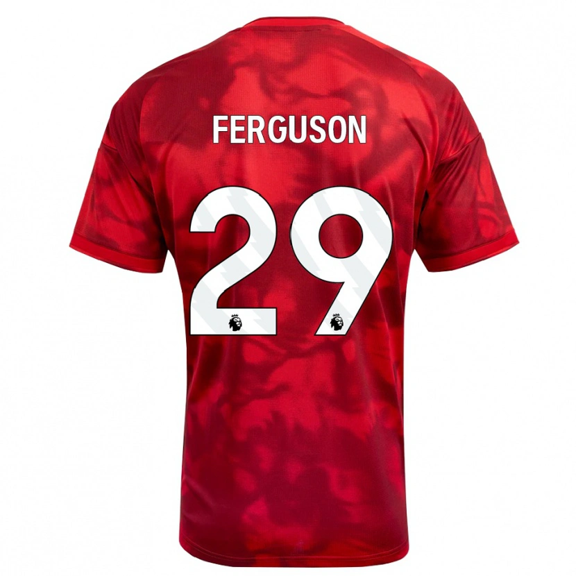 Danxen Damen Georgie Ferguson #29 Karmesin Weiß Heimtrikot Trikot 2026/27 T-Shirt Österreich