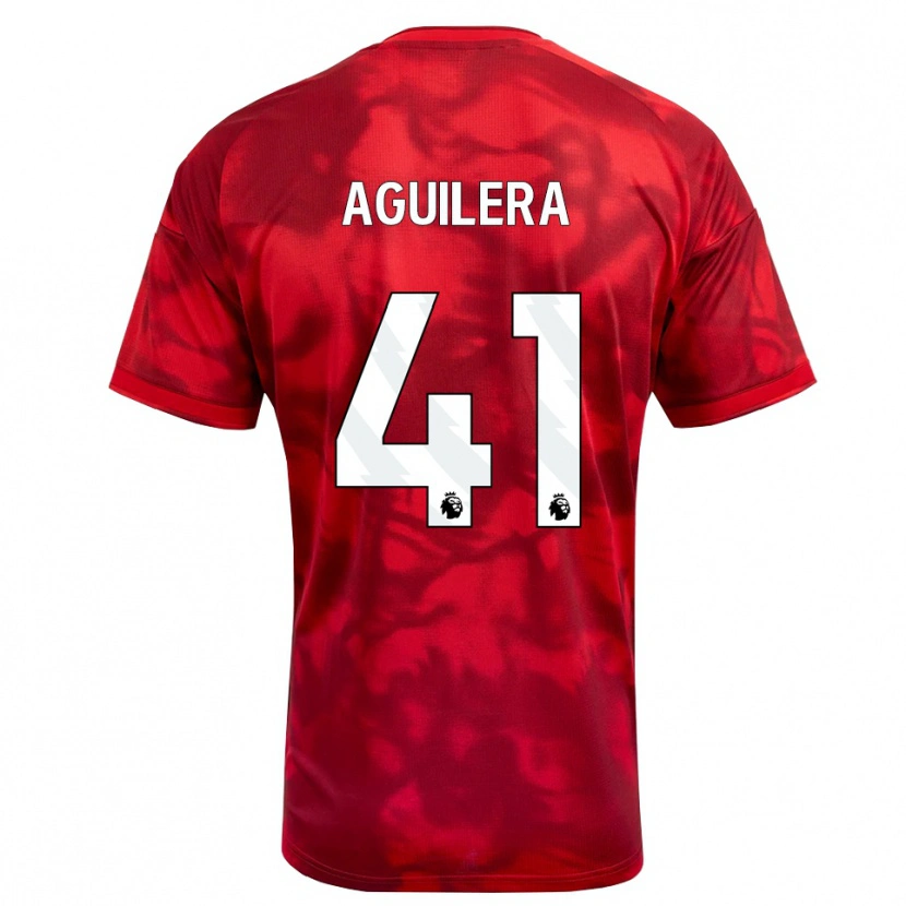 Danxen Damen Brandon Aguilera #41 Karmesin Weiß Heimtrikot Trikot 2026/27 T-Shirt Österreich