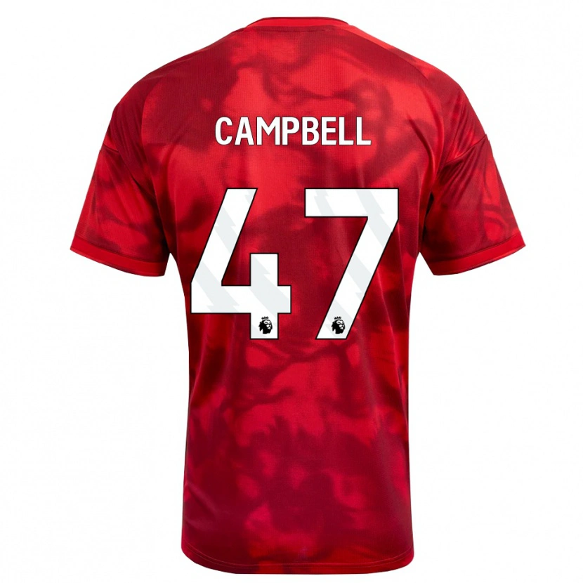 Danxen Damen Luke Campbell #47 Karmesin Weiß Heimtrikot Trikot 2026/27 T-Shirt Österreich