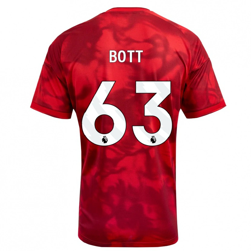 Danxen Damen Aaron Bott #63 Karmesin Weiß Heimtrikot Trikot 2026/27 T-Shirt Österreich