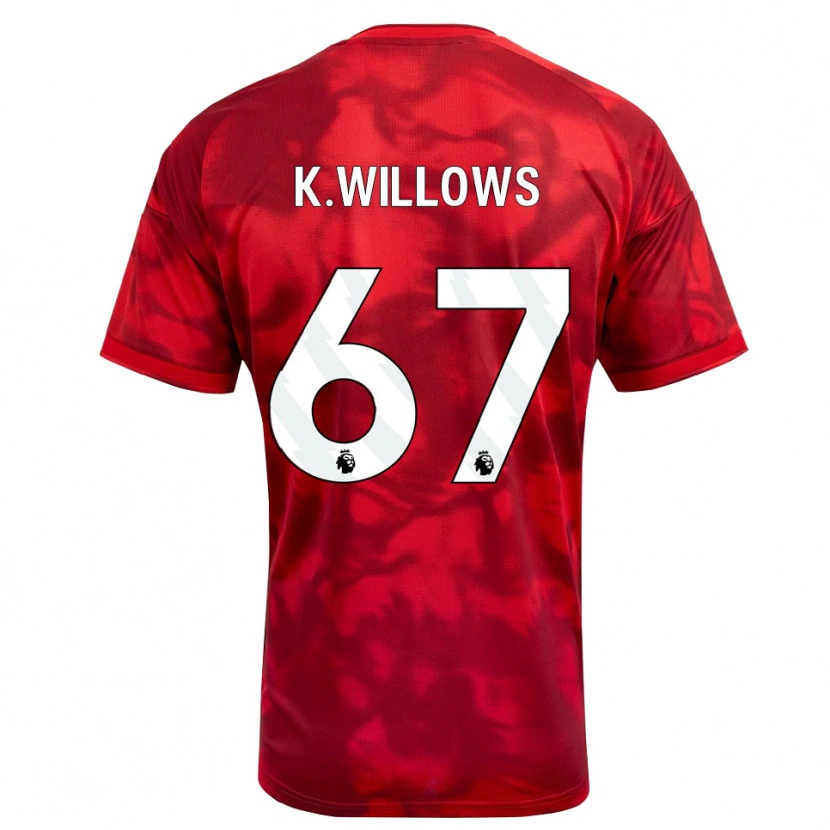 Danxen Damen Keehan Willows #67 Karmesin Weiß Heimtrikot Trikot 2026/27 T-Shirt Österreich