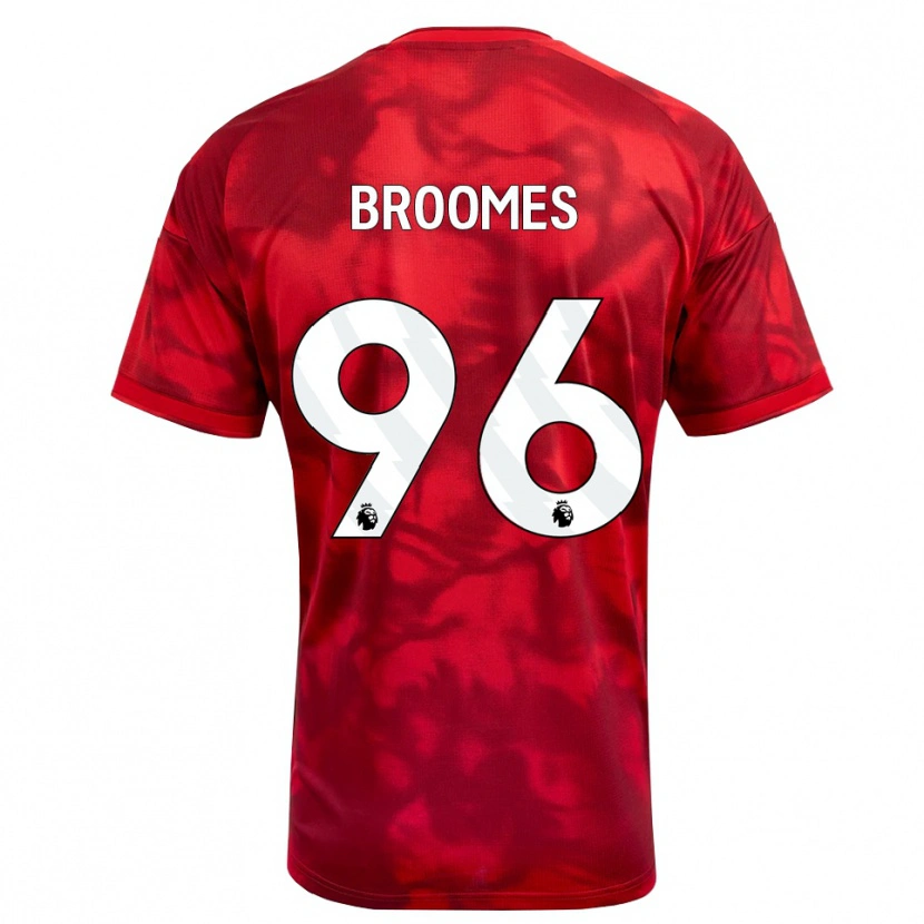 Danxen Damen Ethan Broomes #96 Karmesin Weiß Heimtrikot Trikot 2026/27 T-Shirt Österreich