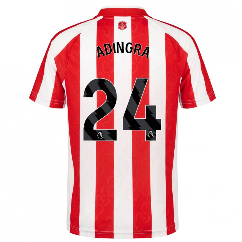Danxen Damen Simon Adingra #24 Rot Weiß Schwarz Heimtrikot Trikot 2026/27 T-Shirt Österreich