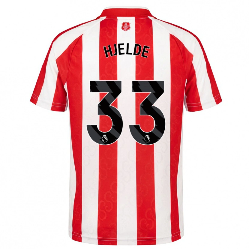 Danxen Damen Leo Fuhr Hjelde #33 Rot Weiß Schwarz Heimtrikot Trikot 2026/27 T-Shirt Österreich