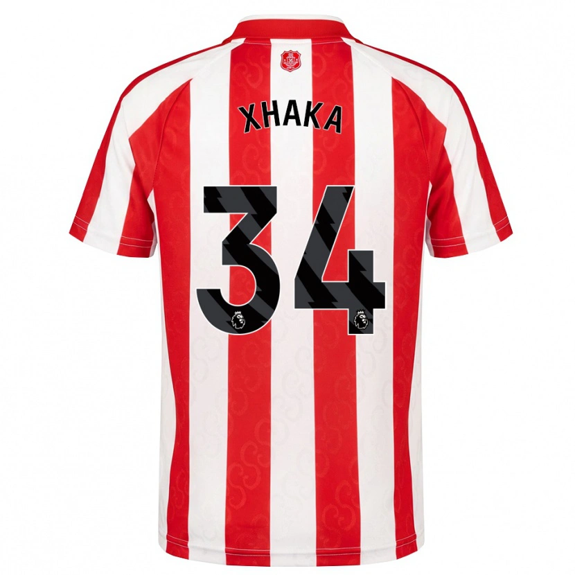 Danxen Damen Granit Xhaka #34 Rot Weiß Schwarz Heimtrikot Trikot 2026/27 T-Shirt Österreich