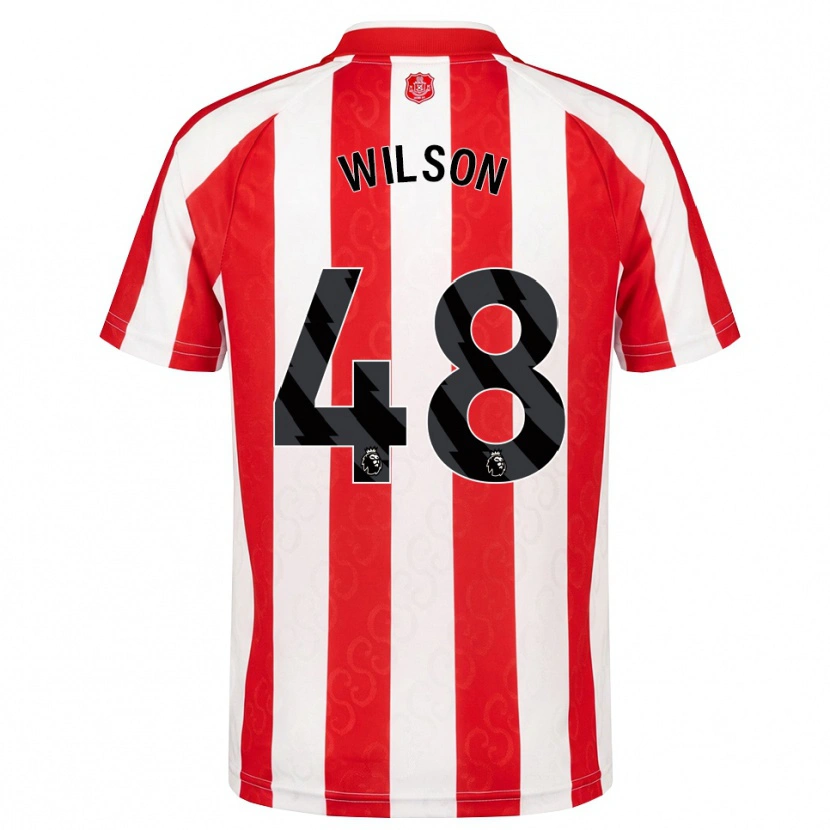 Danxen Damen Callum Wilson #48 Rot Weiß Schwarz Heimtrikot Trikot 2026/27 T-Shirt Österreich
