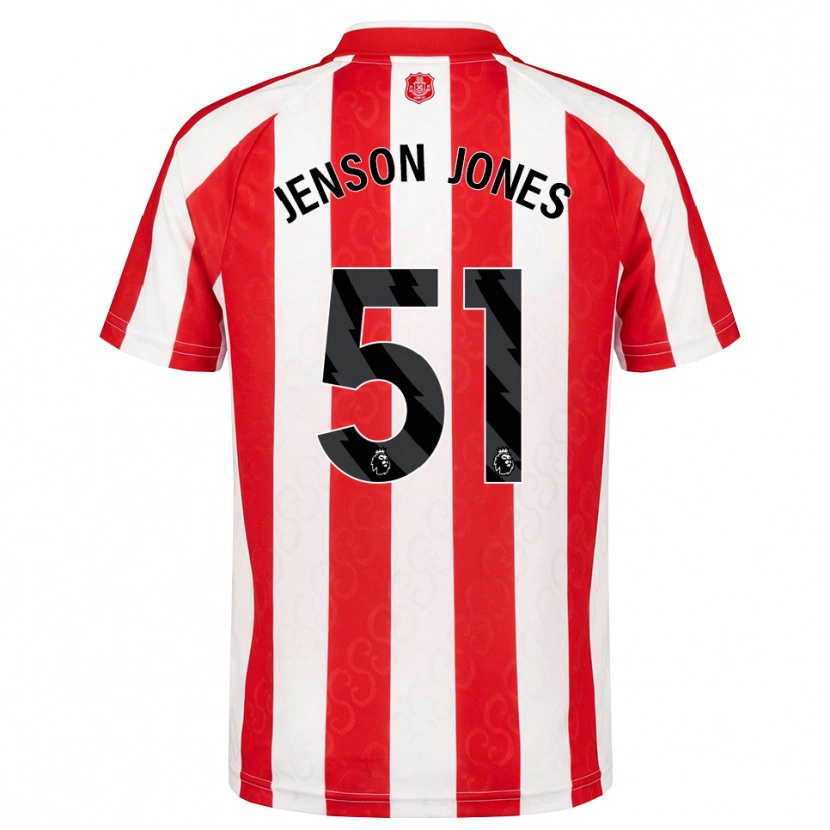Danxen Damen Jenson Jones #51 Rot Weiß Schwarz Heimtrikot Trikot 2026/27 T-Shirt Österreich