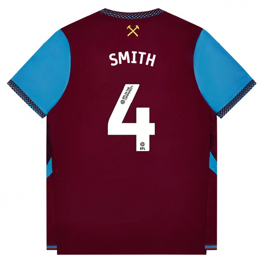Danxen Damen Reon Smith #4 Burgund Kornblumenblau Heimtrikot Trikot 2026/27 T-Shirt Österreich