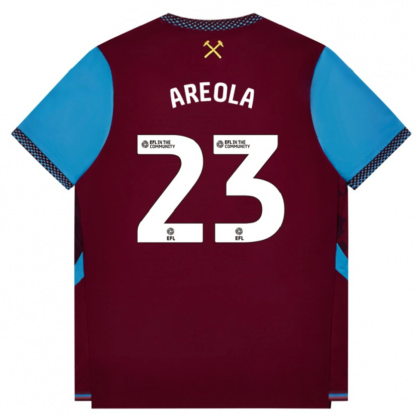 Danxen Damen Alphonse Areola #23 Burgund Kornblumenblau Heimtrikot Trikot 2026/27 T-Shirt Österreich