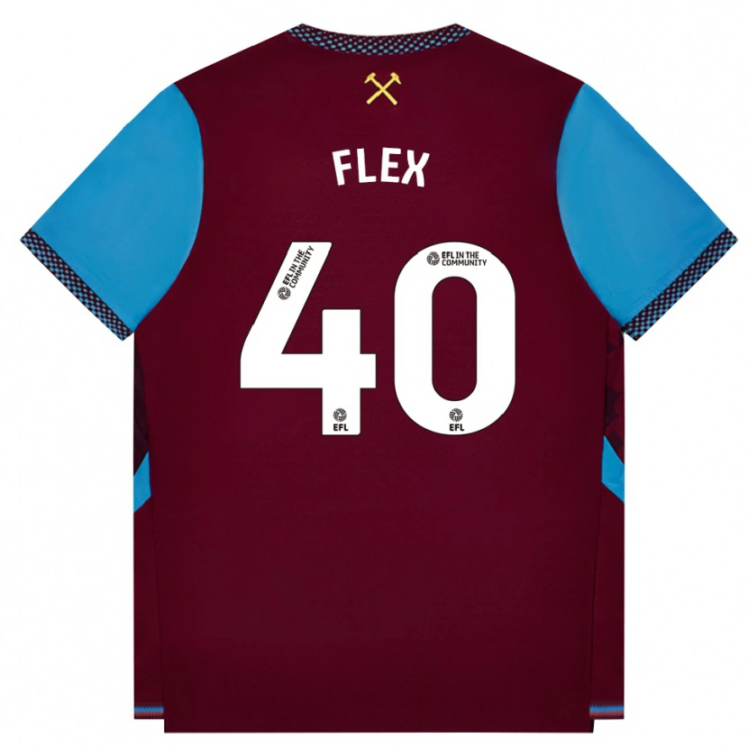Danxen Damen Armstrong Oko Flex #40 Burgund Kornblumenblau Heimtrikot Trikot 2026/27 T-Shirt Österreich