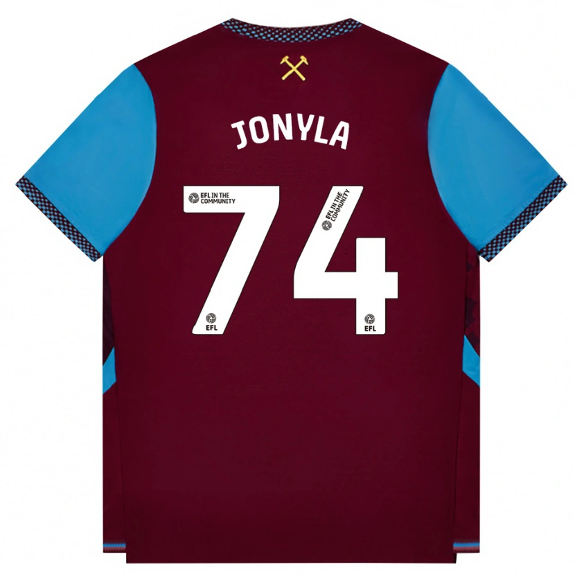 Danxen Damen Tomas Jonyla #74 Burgund Kornblumenblau Heimtrikot Trikot 2026/27 T-Shirt Österreich