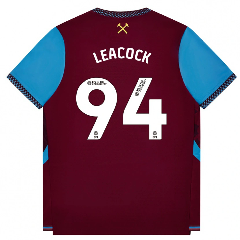 Danxen Damen Callum Leacock #94 Burgund Kornblumenblau Heimtrikot Trikot 2026/27 T-Shirt Österreich
