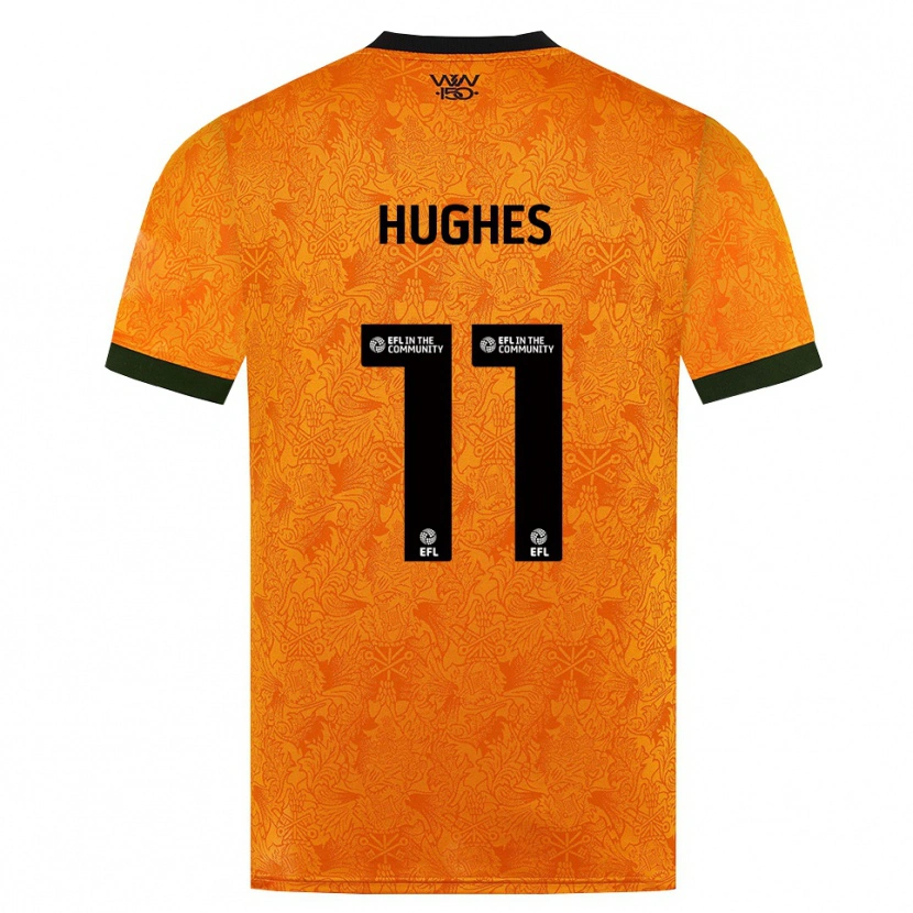 Danxen Damen Amber Hughes #11 Orange Schwarz Heimtrikot Trikot 2026/27 T-Shirt Österreich