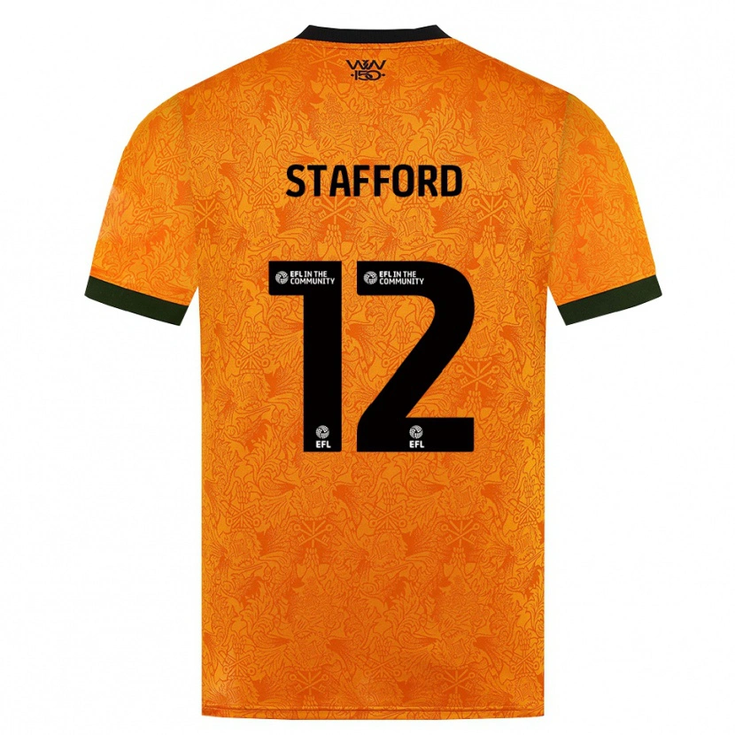Danxen Damen Ollie Stafford #12 Orange Schwarz Heimtrikot Trikot 2026/27 T-Shirt Österreich