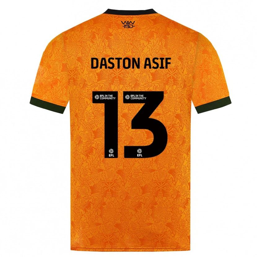 Danxen Damen Daston Asif #13 Orange Schwarz Heimtrikot Trikot 2026/27 T-Shirt Österreich