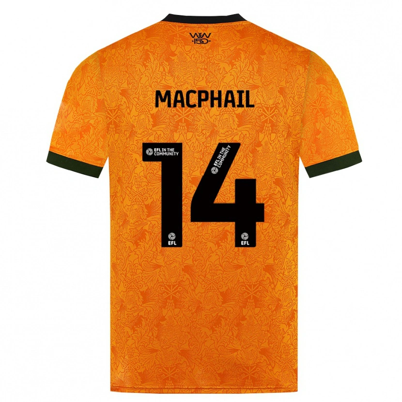 Danxen Damen Martha Macphail #14 Orange Schwarz Heimtrikot Trikot 2026/27 T-Shirt Österreich