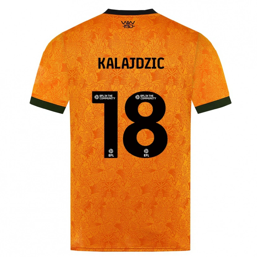 Danxen Damen Sasa Kalajdzic #18 Orange Schwarz Heimtrikot Trikot 2026/27 T-Shirt Österreich