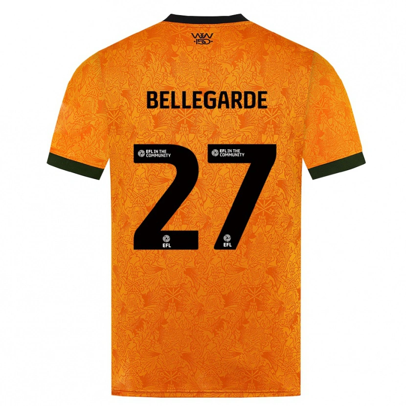 Danxen Damen Jean-Ricner Bellegarde #27 Orange Schwarz Heimtrikot Trikot 2026/27 T-Shirt Österreich
