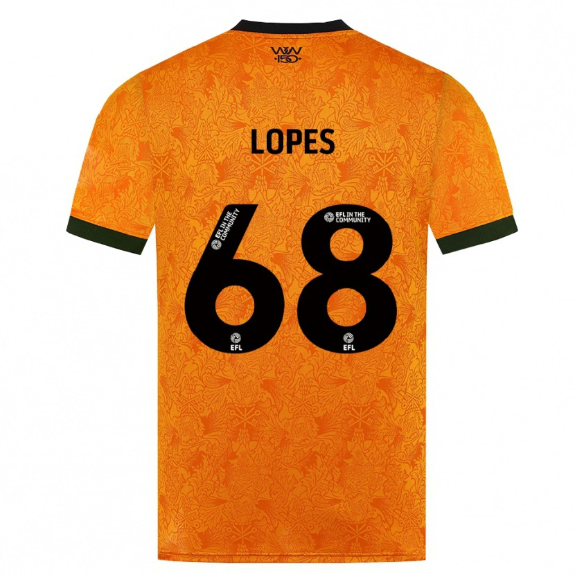 Danxen Damen Leo Lopes #68 Orange Schwarz Heimtrikot Trikot 2026/27 T-Shirt Österreich