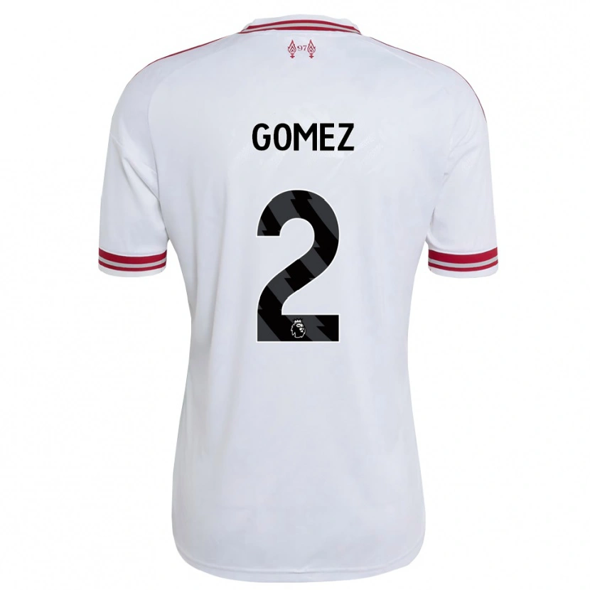 Danxen Damen Joe Gomez #2 Rot Weiß Auswärtstrikot Trikot 2026/27 T-Shirt Österreich