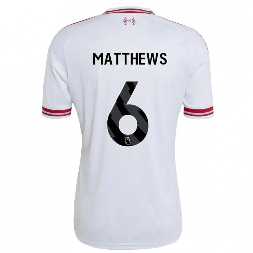 Danxen Damen Jasmine Matthews #6 Rot Weiß Auswärtstrikot Trikot 2026/27 T-Shirt Österreich