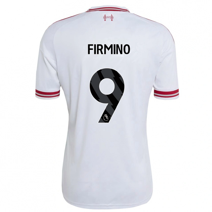 Danxen Damen Roberto Firmino #9 Rot Weiß Auswärtstrikot Trikot 2026/27 T-Shirt Österreich