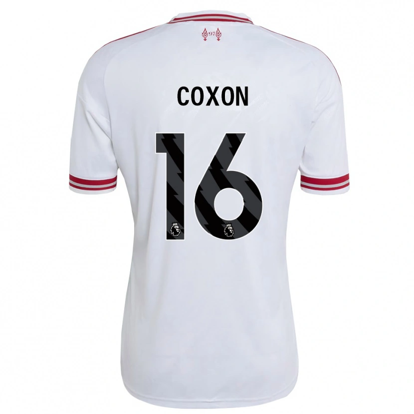 Danxen Damen Zak Coxon #16 Rot Weiß Auswärtstrikot Trikot 2026/27 T-Shirt Österreich
