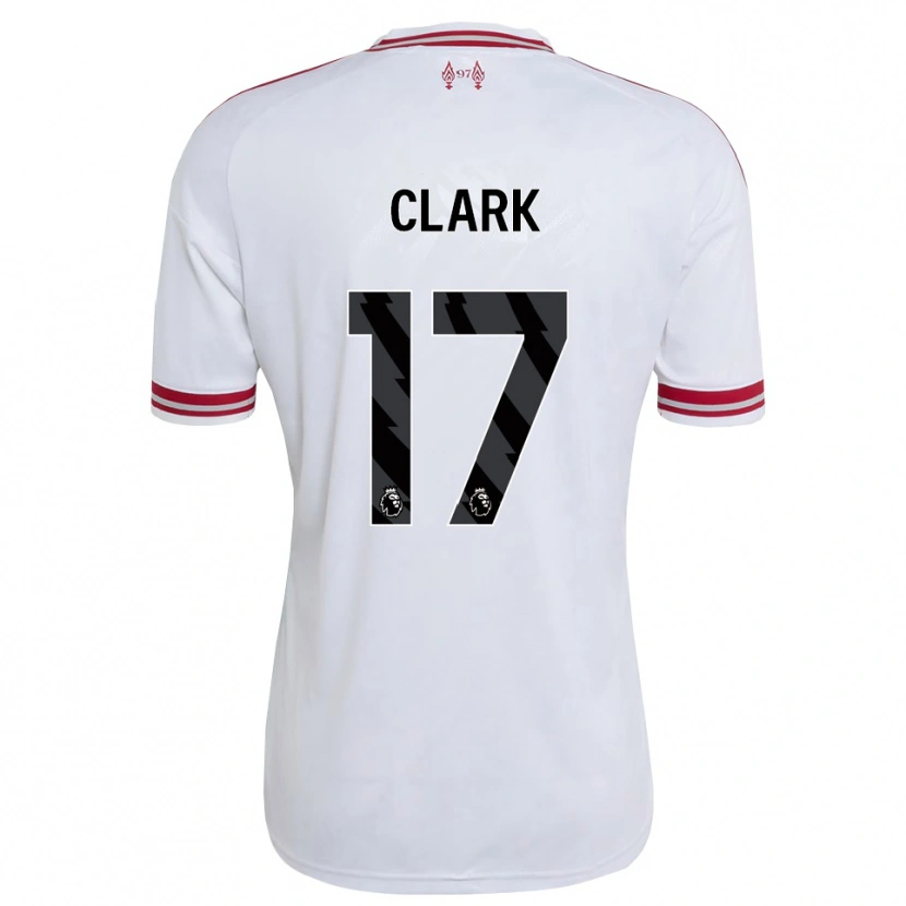 Danxen Damen Jenna Clark #17 Rot Weiß Auswärtstrikot Trikot 2026/27 T-Shirt Österreich