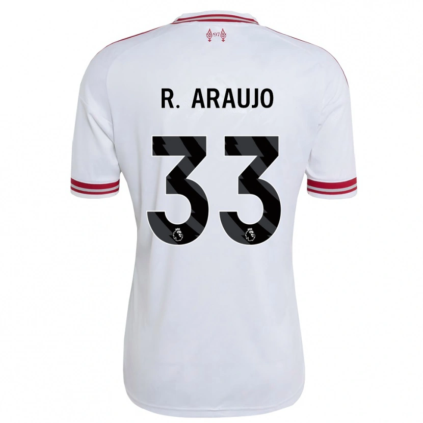Danxen Damen Ronald Araujo #33 Rot Weiß Auswärtstrikot Trikot 2026/27 T-Shirt Österreich